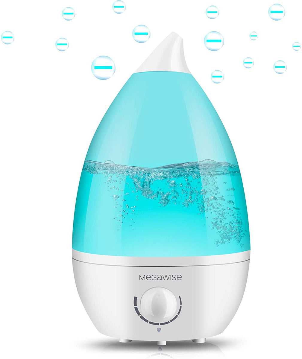 MEGAWISE 1.5L/0.53 Gal Cool Mist Humidifiers, Essential Oil 