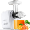 MEGAWISE Slow Masticating Juicer 9 Segment Spiral 2 Speed Modes 50dB Quiet Motor